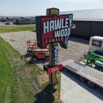 Hawley Wood Lumber Co. roadside sign